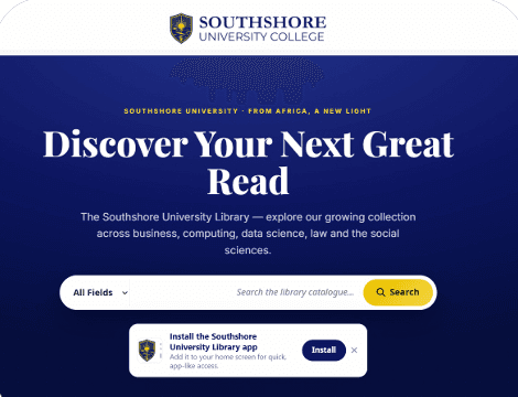 Southshore University College Launches Online Public Access Catalogue (OPAC) to Enhance Access to Library Resources